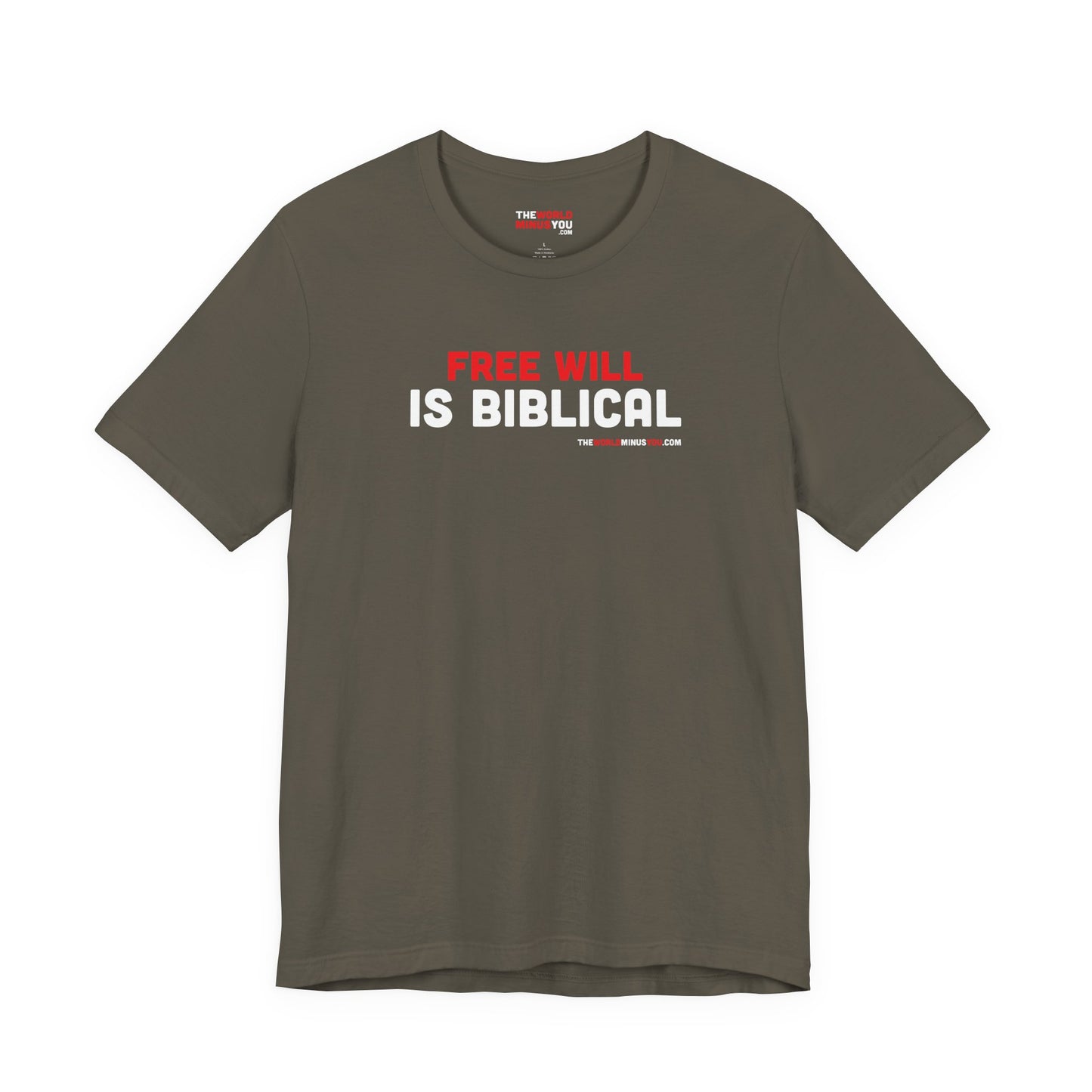 Free Will Is Biblical - Unisex Bella+Canvas Premium T-shirt