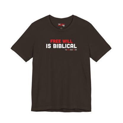 Free Will Is Biblical - Unisex Bella+Canvas Premium T-shirt